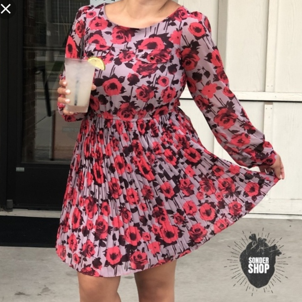 💐Floral🏵️long sleeve dress